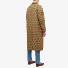 Gucci Men's Horse Bit Monogram Coat in Tan