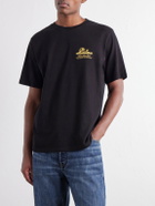Aimé Leon Dore - Unisphere Logo-Print Cotton-Jersey T-Shirt - Black