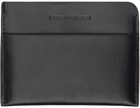 Dries Van Noten Black Embossed Card Holder