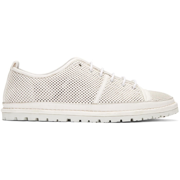 Photo: MarsÃ¨ll White Perforated Ricicarro Sneakers