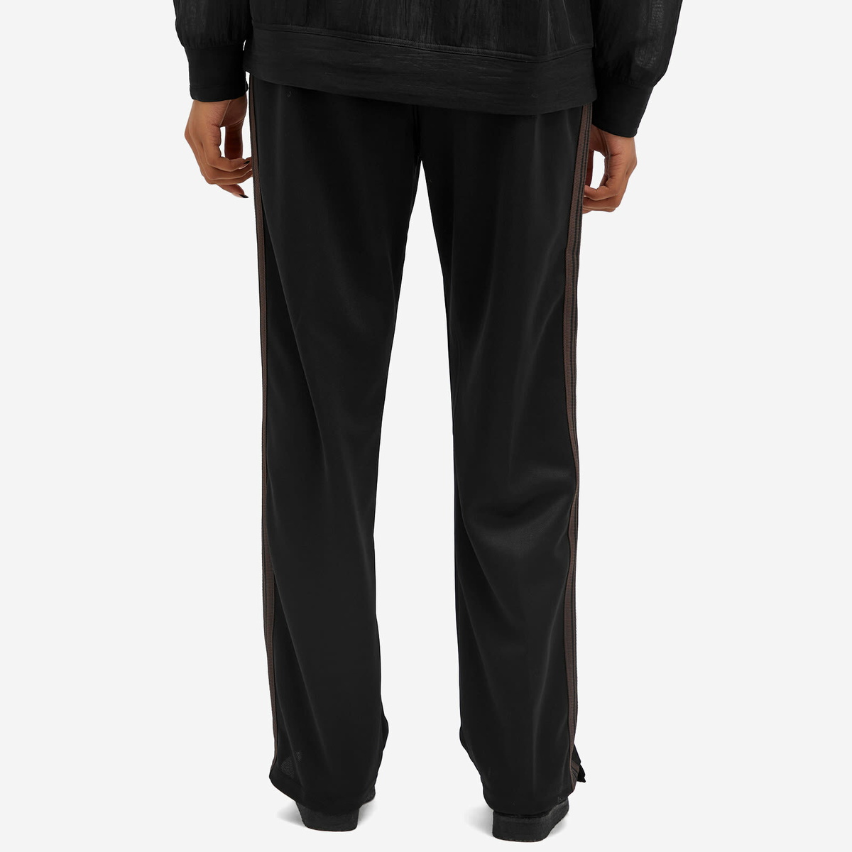 新品 Needles Track Pant S 24AW PU273 Needles Track Pant - Poly Smooth Black | BSTN Store