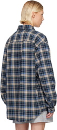 ERL Navy Plaid Shirt