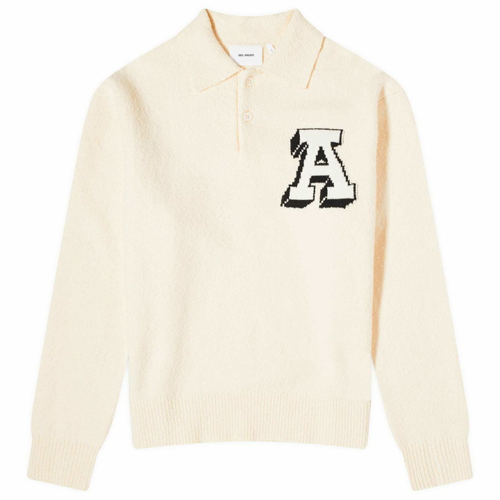 Photo: Axel Arigato Men's Team Polo Sweater in Off-White