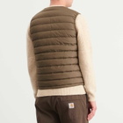 Danton Men's Inner Down Crewneck Vest in Olive