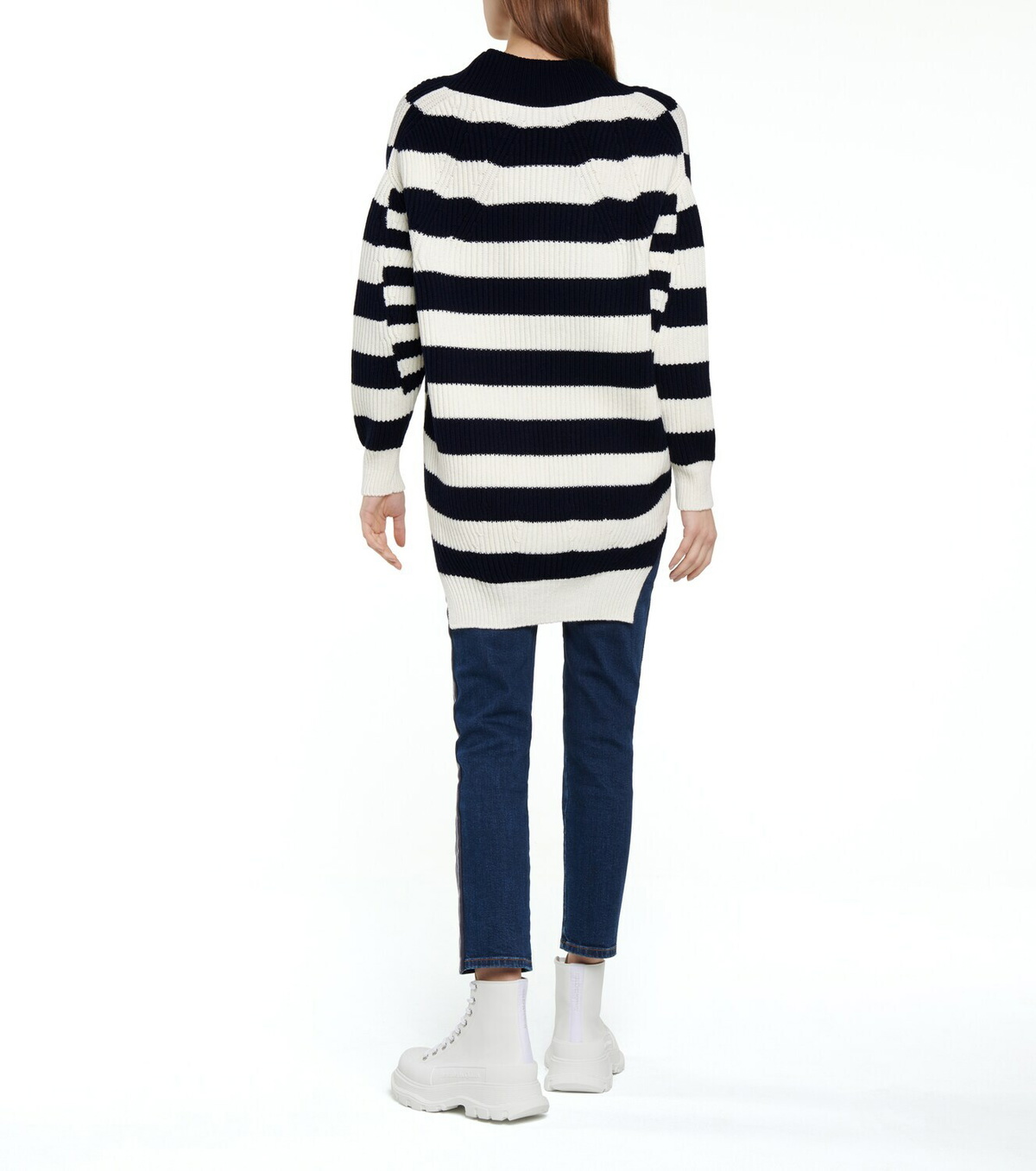 Alexander McQueen Striped wool and cashmere sweater