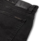 Nudie Jeans - Tight Terry Skinny-Fit Organic Stretch-Denim Jeans - Black