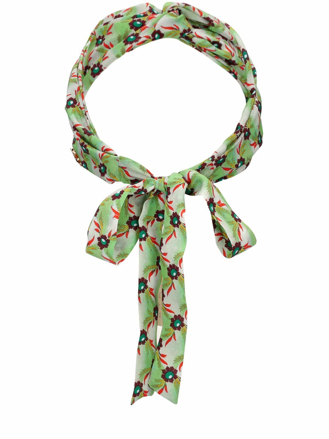 Multi-Colored Etro Patterned Bandana Scarf BCNSV-25WT1032 - Petroúpoli