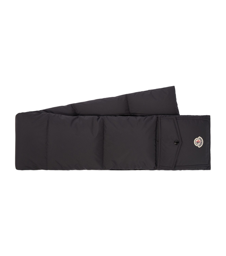 Photo: Moncler Logo down scarf