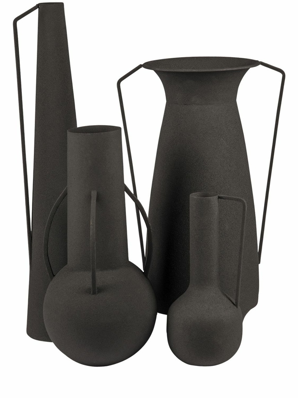 Photo: POLSPOTTEN Set Of 4 Roman Black Vases