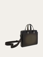 Ferragamo Mens Gancini briefcase in Green