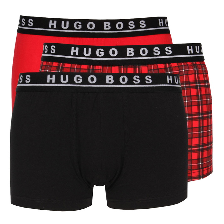 Photo: 3 Pack Trunks - Red / Black