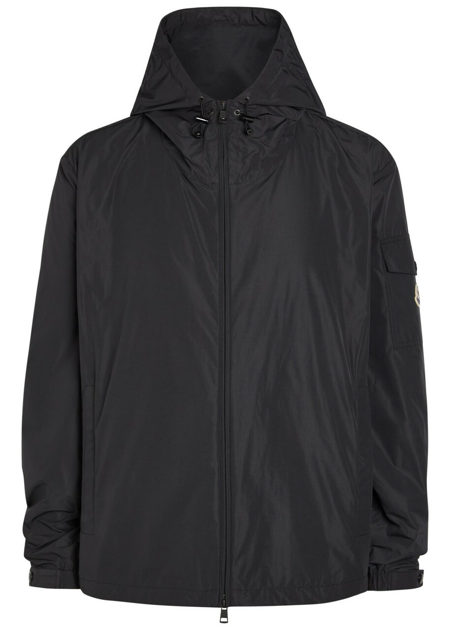 Moncler Sassiere Hooded Shell Jacket Black