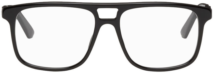 Photo: Gucci Black Rectangular Glasses