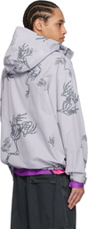 Perks and Mini Gray Dem Bones Light Weight Jacket
