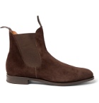 Edward Green - Newmarket Suede Chelsea Boots - Brown