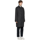 PS by Paul Smith Grey Brushed Wool Coat