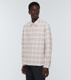 Acne Studios - Checked cotton seersucker shirt