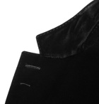 TOM FORD - Black Shelton Slim-Fit Cotton-Velvet Tuxedo Jacket - Black
