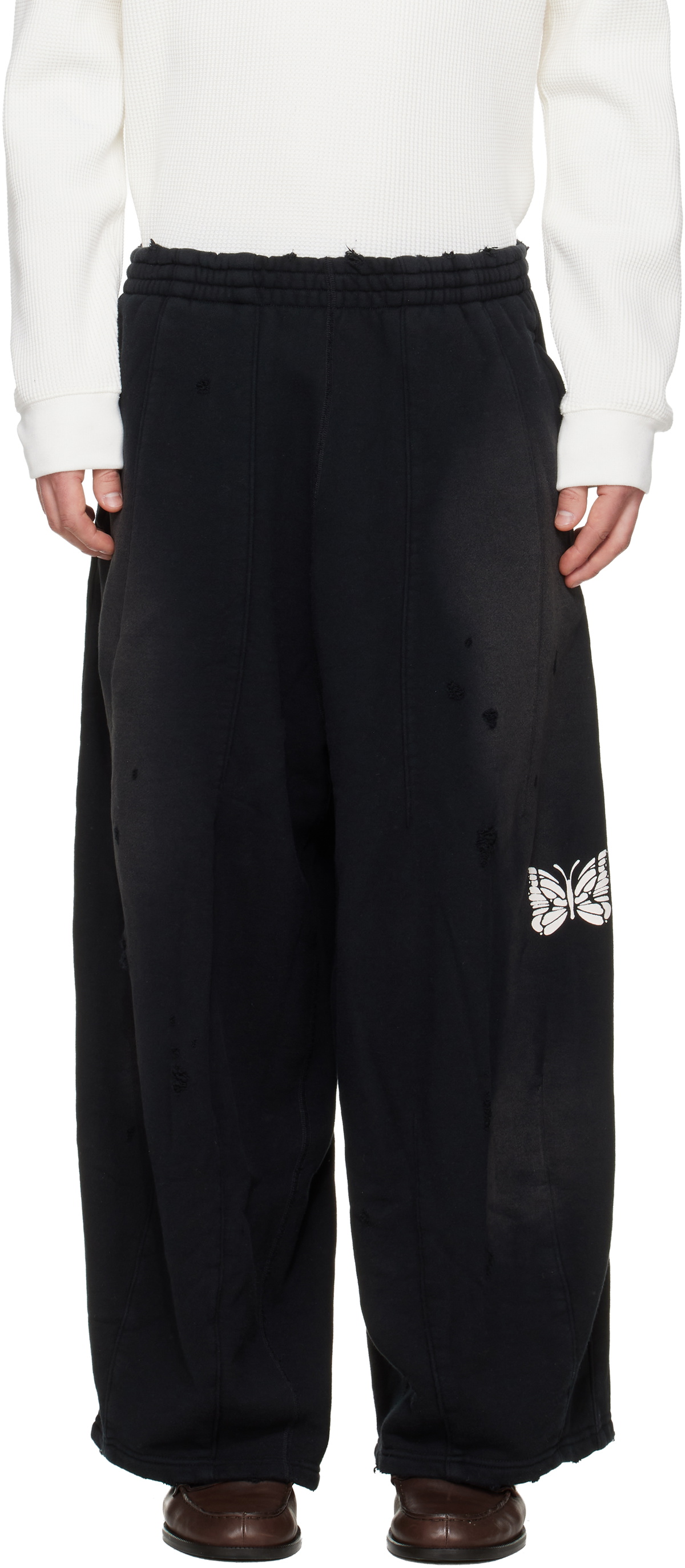 NEEDLES Black Darts H.D Sweatpants