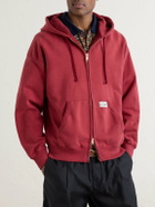 Aimé Leon Dore - Cotton-Jersey Zip-Up Hoodie - Red