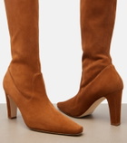 Manolo Blahnik Pavisco suede knee-high boots