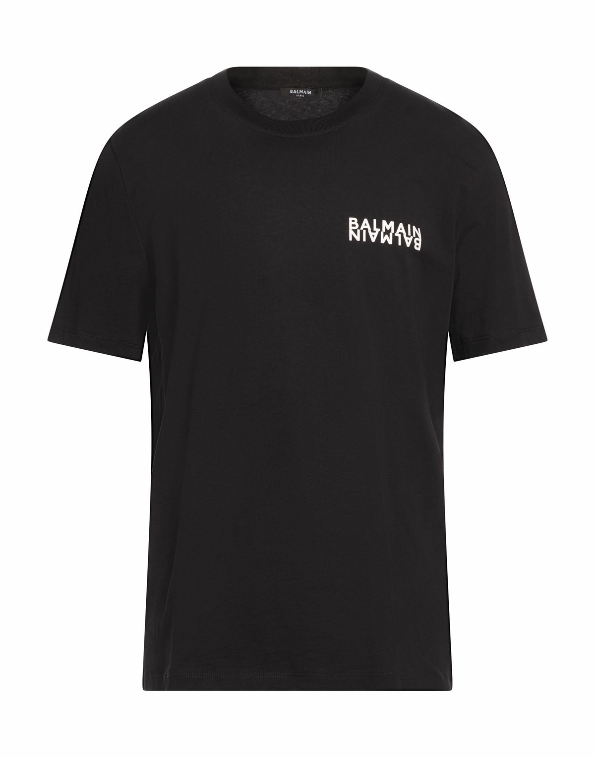 Balmain Mens T-shirt in Black
