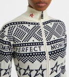 Perfect Moment Wool intarsia bodysuit