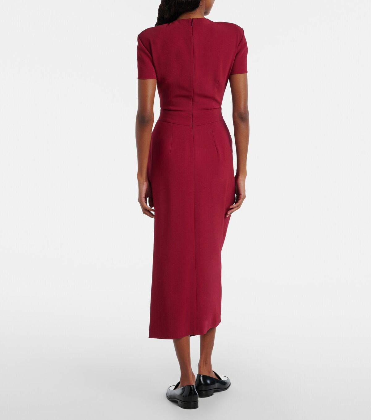 Givenchy Asymmetrical draped midi dress