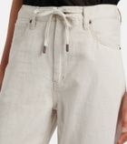 Frame Off Duty Drawstring wide-leg jeans