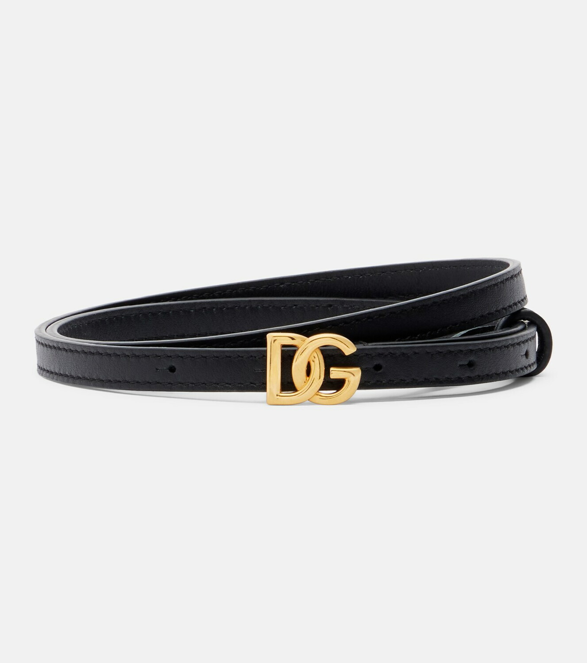 Dolce&Gabbana DG leather belt