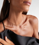 Yvonne Léon 9kt gold choker with diamonds