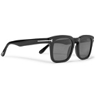 TOM FORD - Square-Frame Tortoiseshell Acetate Polarised Sunglasses - Black