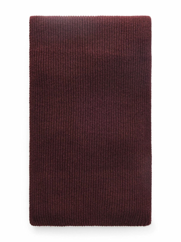 Photo: William Lockie - Ribbed Cashmere Scarf
