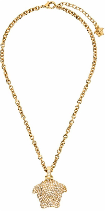 Photo: Versace Gold La Medusa Crystal Necklace