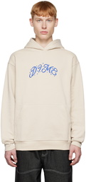 Dime Beige Sparkle Hoodie