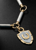 Foundrae - 18-Karat White and Yellow Gold Diamond Bracelet