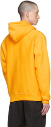 Cowgirl Blue Co Yellow Script Hoodie
