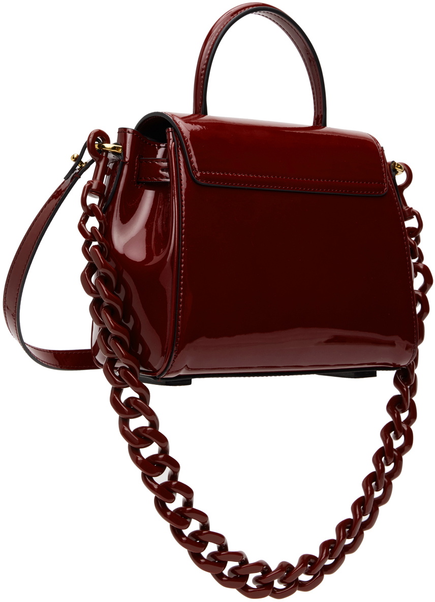 Versace Burgundy 'La Medusa' Bag