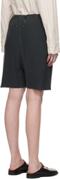 Maison Margiela Black Drawstring Shorts