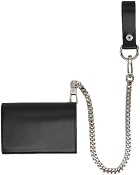 mastermind JAPAN Black Chained Short Wallet