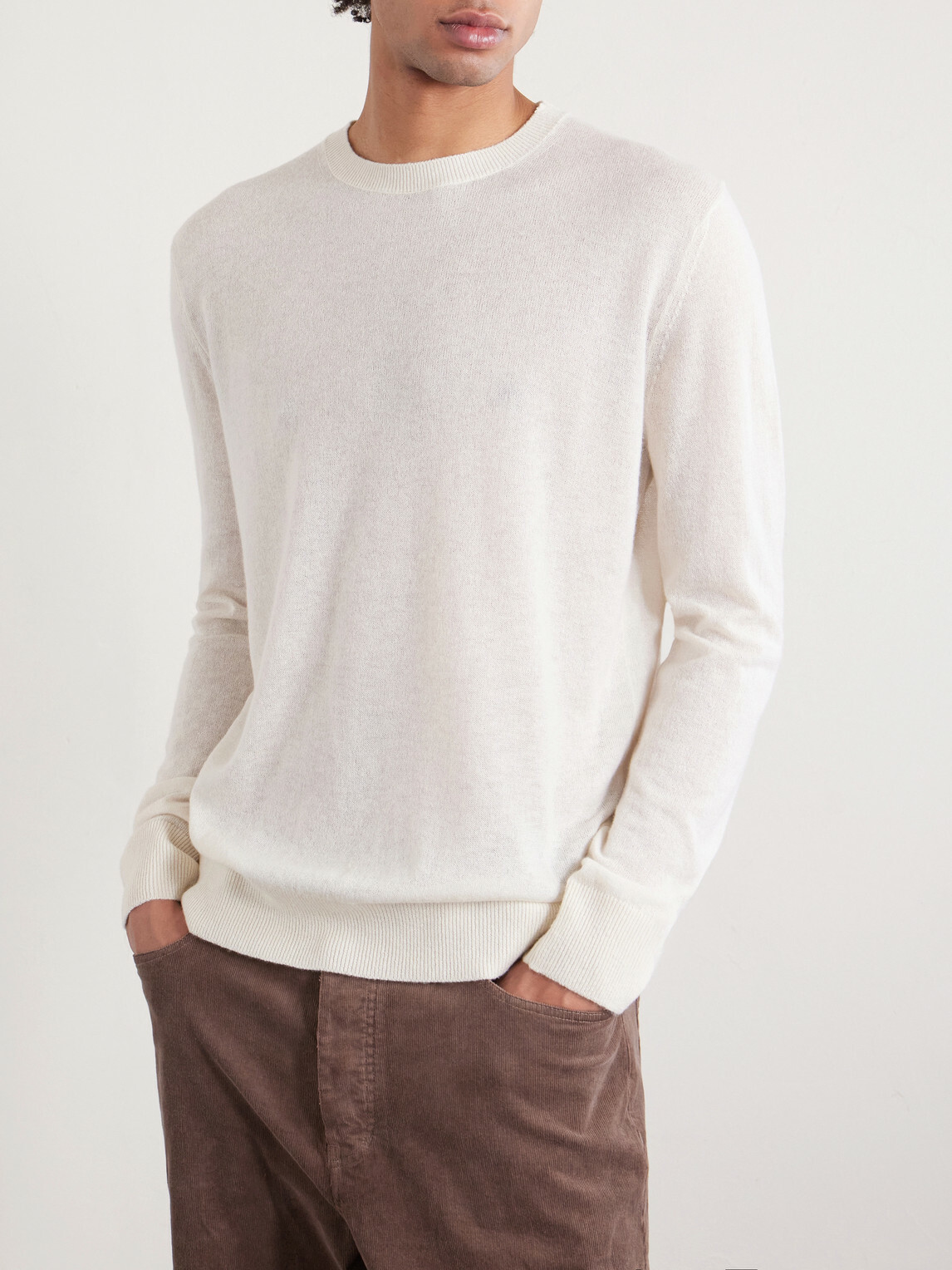 PIACENZA 1733 - Mulberry Silk and Cashmere-Blend Sweater - Neutrals