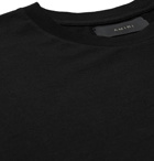 AMIRI - Logo-Print Cotton-Jersey T-Shirt - Black