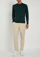 John Smedley Lundy Wool Jumper Dark Green