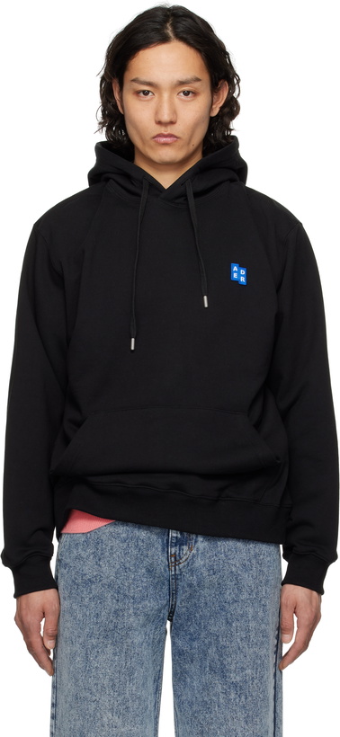 Photo: ADER error Black Sig; TRS Tag 01 Hoodie