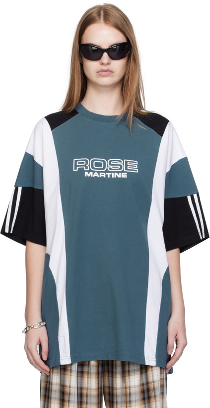Photo: Martine Rose Blue Oversized Panelled T-shirt