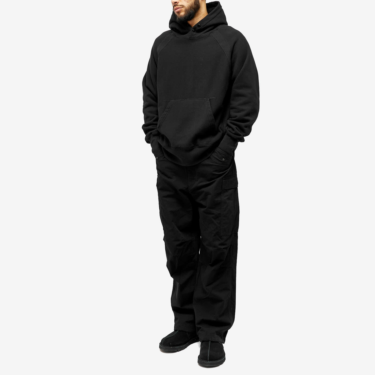 Nanamica Men's Cargo Pant In Black Nanamica