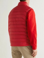 Polo Ralph Lauren - Terra Logo-Embroidered Quilted Padded Recycled-Shell Gillet - Red