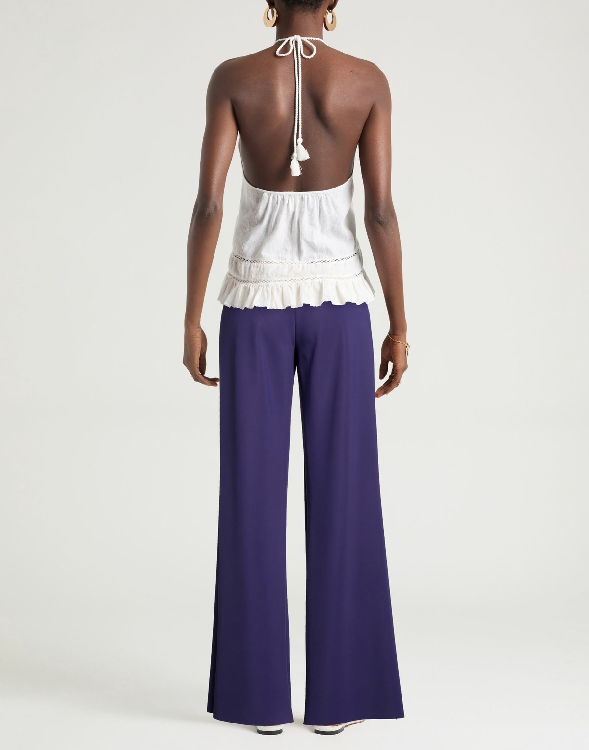 Chiara Boni La Petite Robe Womens Pants in Purple
