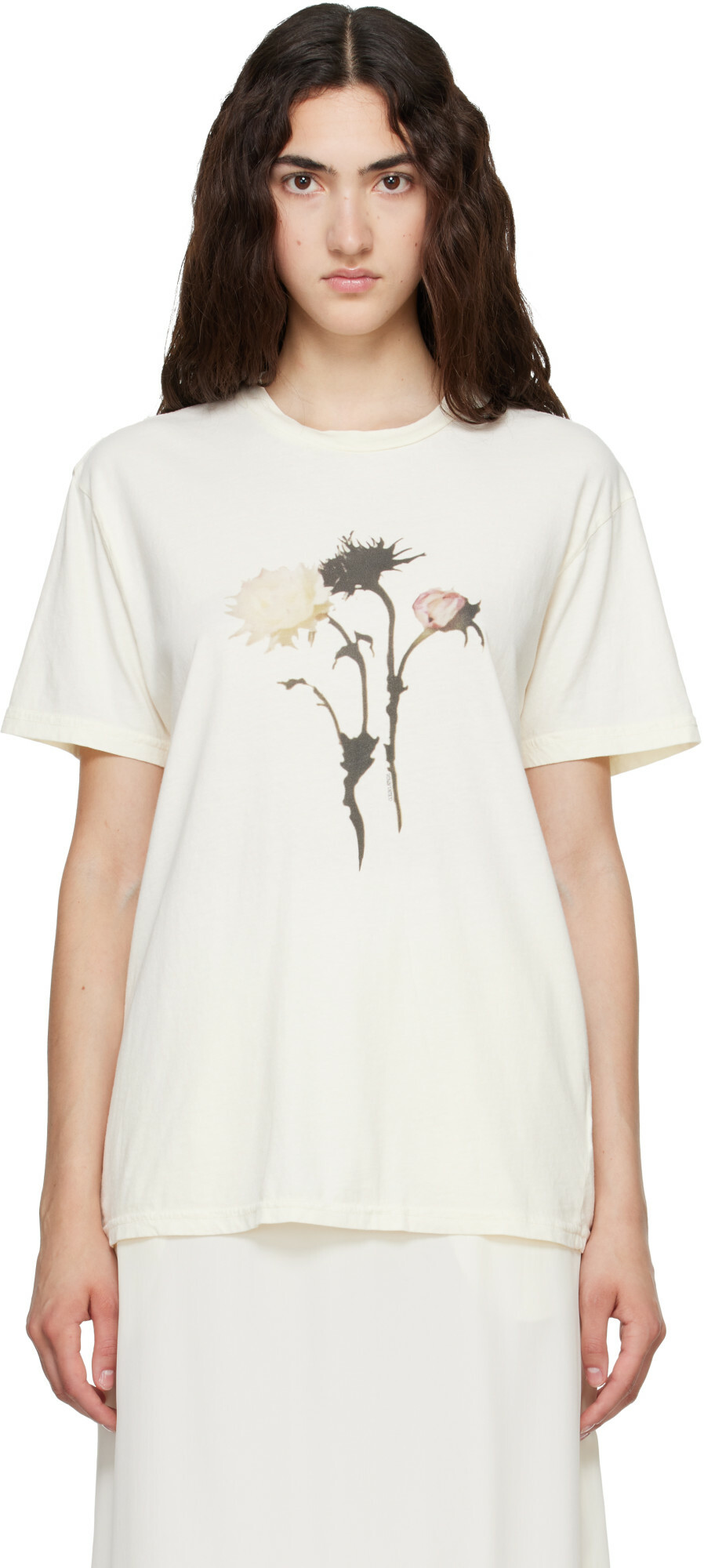 Collina Strada Off-White Graphic T-shirt