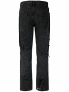 BALMAIN - Distressed Straight Denim Jeans